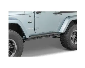 Quadratec Heavy Duty Rocker Guards Jeep Wrangler 2-Door JK 2007-2018